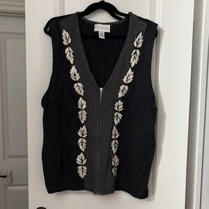 C.S.T. Studio Gray Knit Vest